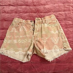Double RL Southwestern Print Shorts
